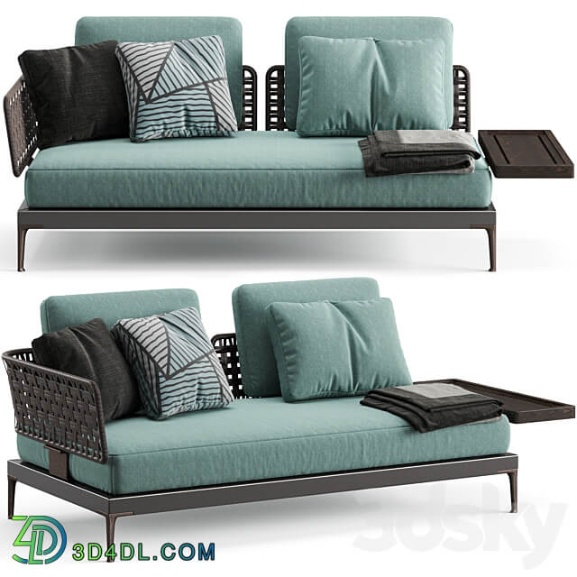 Minotti Patio Sofa with Top 3D Models 3DSKY