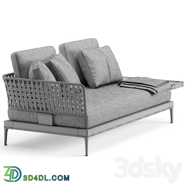Minotti Patio Sofa with Top 3D Models 3DSKY