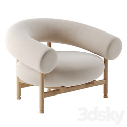 Loop Lounge Chair by Wewood 3D Models 3DSKY 
