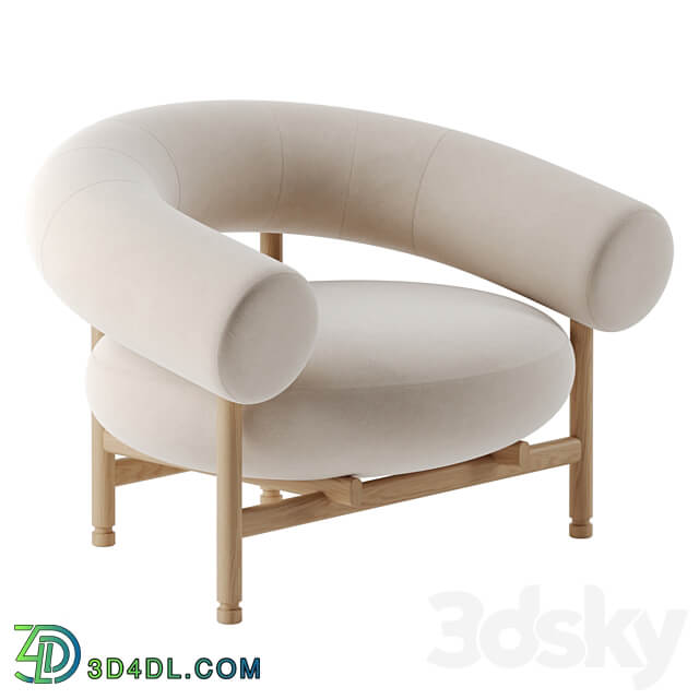 Loop Lounge Chair by Wewood 3D Models 3DSKY