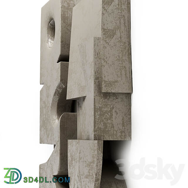 Set of 2 sculptures bas reliefs 3D Models 3DSKY