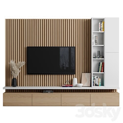 TV Wall 080 3D Models 3DSKY 
