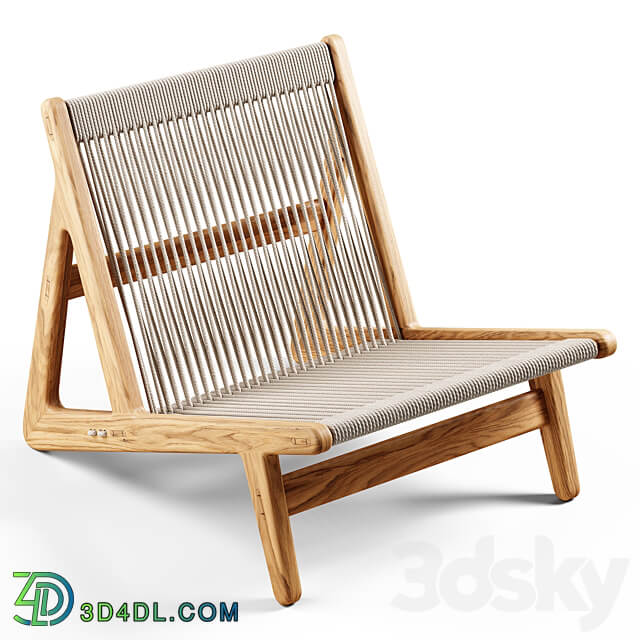 GUBI MR01 Initial Lounge Chair 3D Models