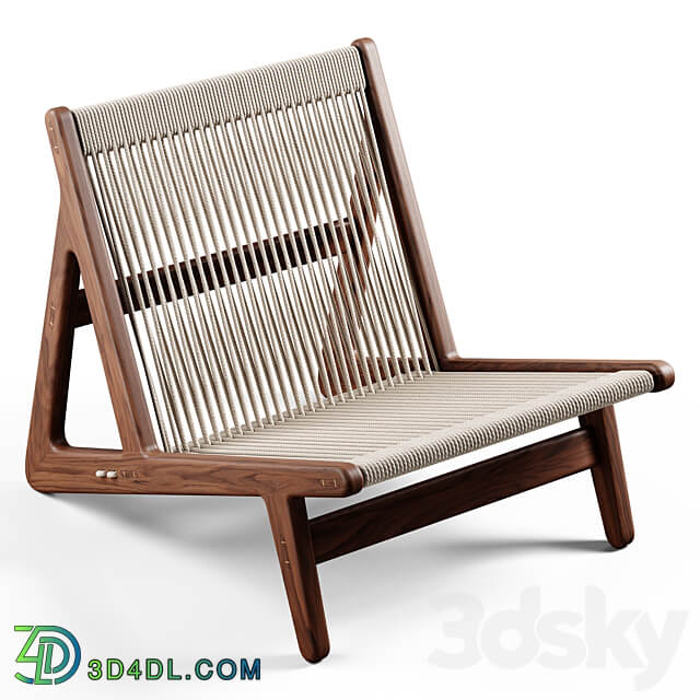 GUBI MR01 Initial Lounge Chair 3D Models