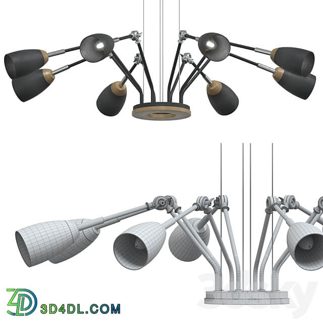 Lumen Lux Ceiling Chandelier Pendant light 3D Models 3DSKY