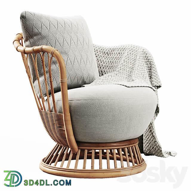 Grace Lounge Chair Arm chair 3D Models 3DSKY