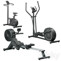 Fitness Equipment Clear Fit 3D Models 3DSKY 