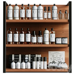 Collection of cosmetics for beauty salons or bathroom 3D Models 