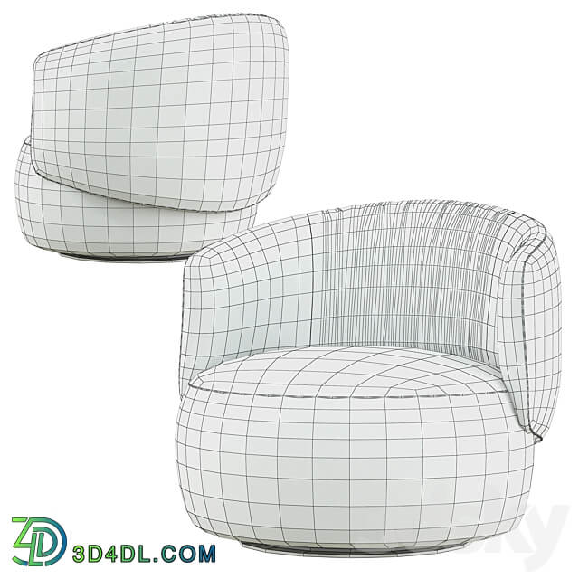 Jane armchair by piet boon 3D Models 3DSKY