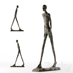 Alberto Giacometti WALKING MAN I 3D Models 3DSKY 