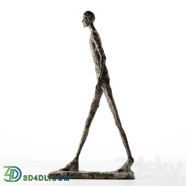 Alberto Giacometti WALKING MAN I 3D Models 3DSKY