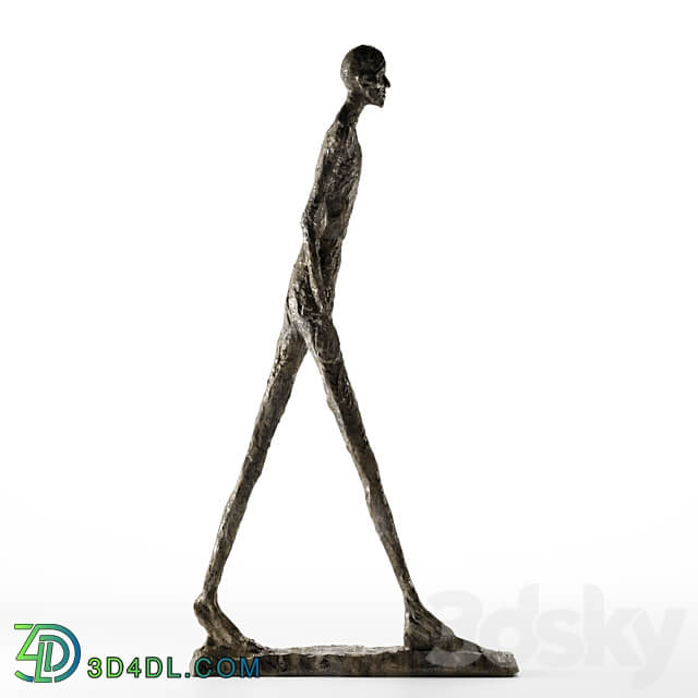 Alberto Giacometti WALKING MAN I 3D Models 3DSKY