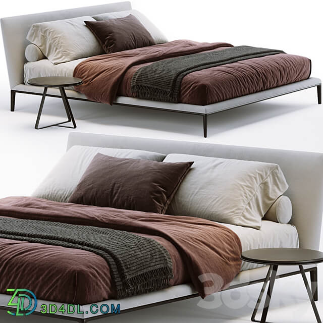 B B Italia Atoll Bed Bed 3D Models 3DSKY