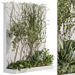 Vertical Garden Outdoor Wall Decor 41 Fitowall 3D Models 3DSKY 