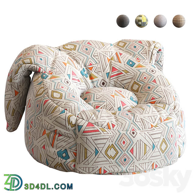 Animal Bean Bag Chairs 3D Models 3DSKY
