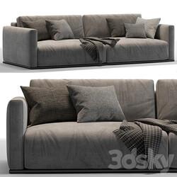 Minotti Torri 2 seat sofa 3D Models 3DSKY 