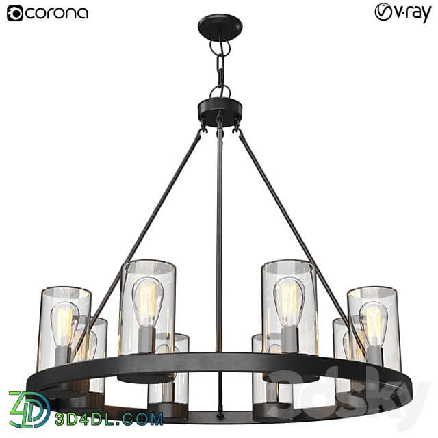 Chandelier Savoy House Inman Pendant light 3D Models 3DSKY