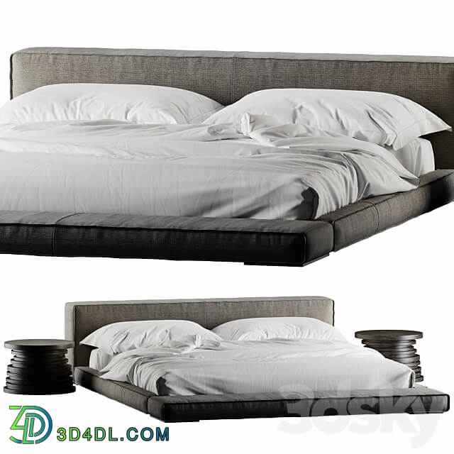 baxter budapest bed vol2 Bed 3D Models 3DSKY