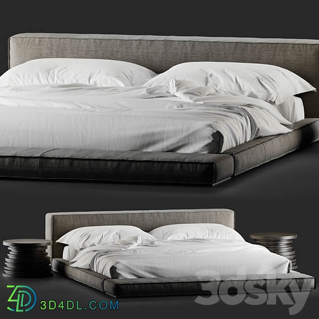 baxter budapest bed vol2 Bed 3D Models 3DSKY