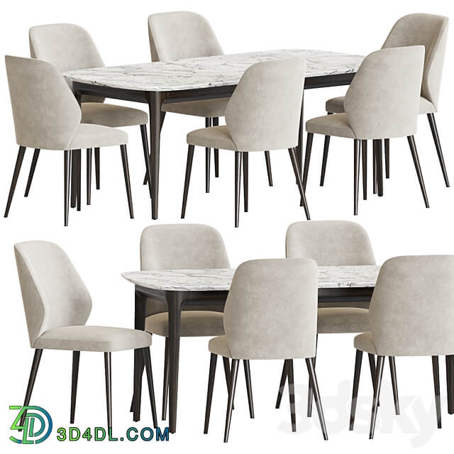 Emma Chair Play Table Dining Set Table Chair 3D Models 3DSKY