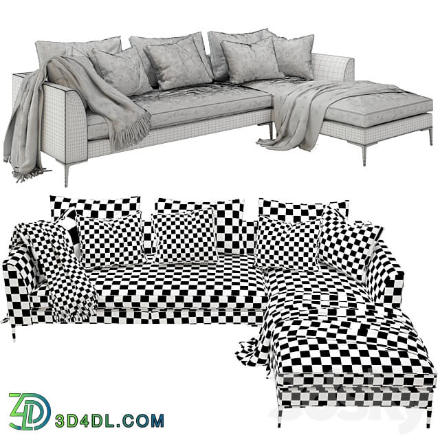 The Sofa and Chair Company PICASSO corner sofa 3D Models 3DSKY