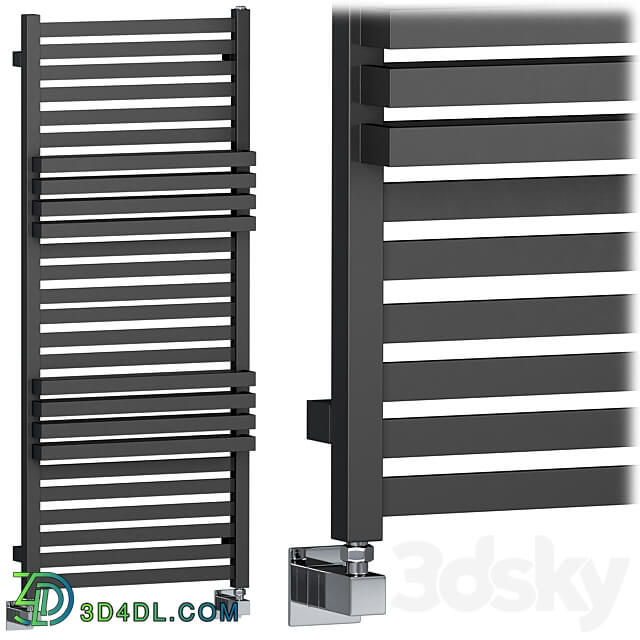 Towel Radiators set 3 3D Models 3DSKY