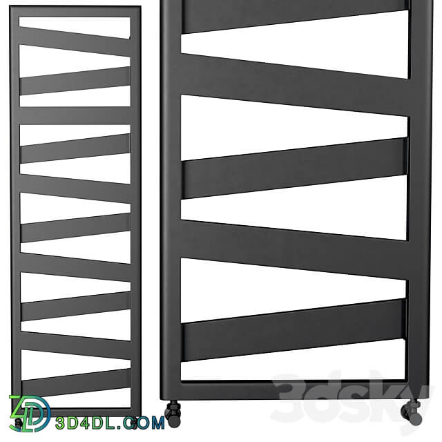 Towel Radiators set 3 3D Models 3DSKY