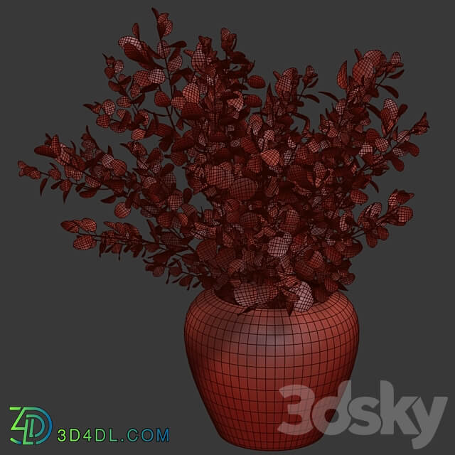 Bouquet green 3D Models 3DSKY