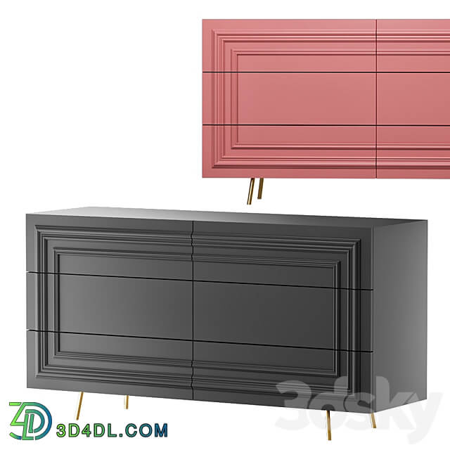 chest of drawers tissedo Sideboard Chest of drawer 3D Models 3DSKY