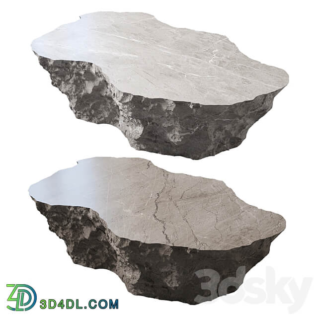 Stone table Vray No. 3 3D Models 3DSKY