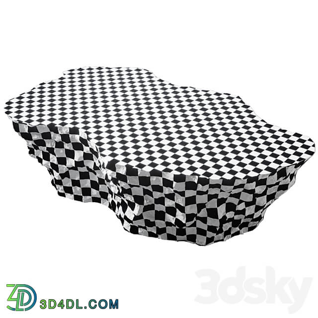 Stone table Vray No. 3 3D Models 3DSKY