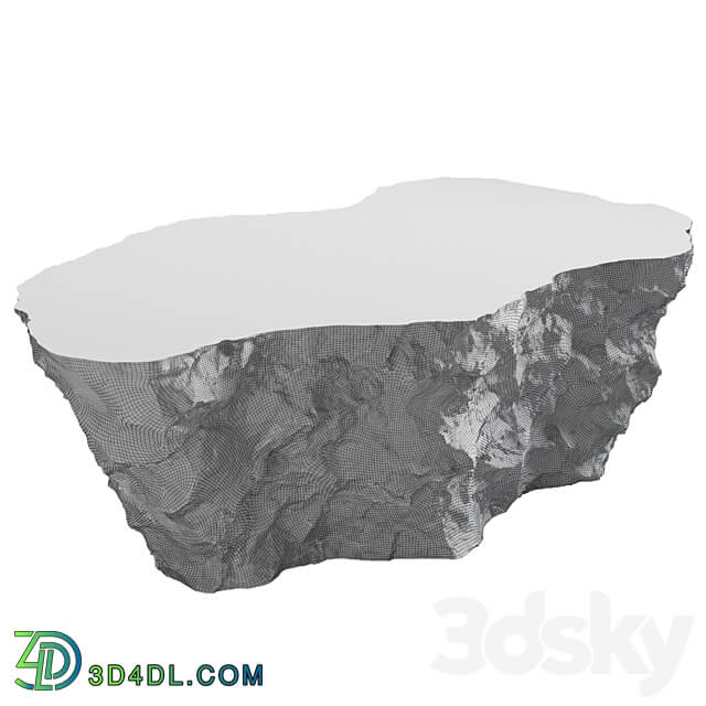 Stone table Vray No. 3 3D Models 3DSKY