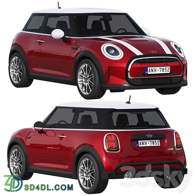 Mini Cooper 3 door 2022 3D Models 3DSKY