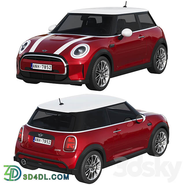 Mini Cooper 3 door 2022 3D Models 3DSKY