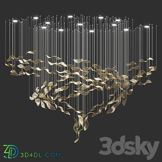 Sans souci contour Pendant light 3D Models 3DSKY