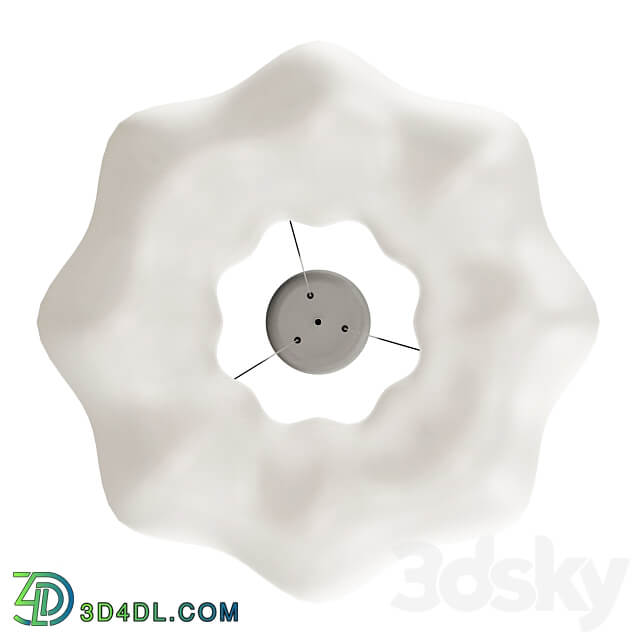 Hanging chandelier DONUT Pendant light 3D Models 3DSKY