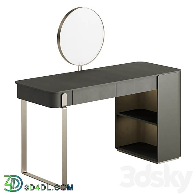 Parisienne Capital with Mirror Lady Desk 3D Models 3DSKY