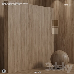 Material wood seamless apple tree set 127 3D Models 3DSKY 