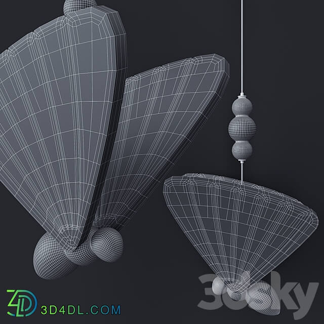 Warren House BYSE P Pendant light 3D Models