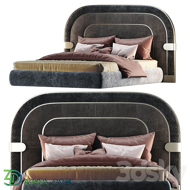 EDEN Double bed By Capital Collection Bed 3D Models