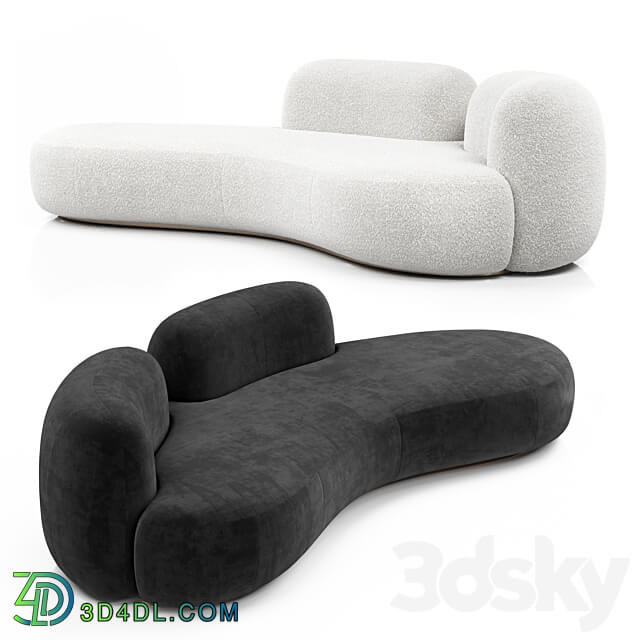 Tateyama XL Sofa 2 backs By Secolo 3D Models