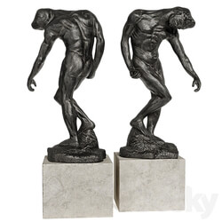 Grande Ombre Auguste Rodin sculpture 3D Models 