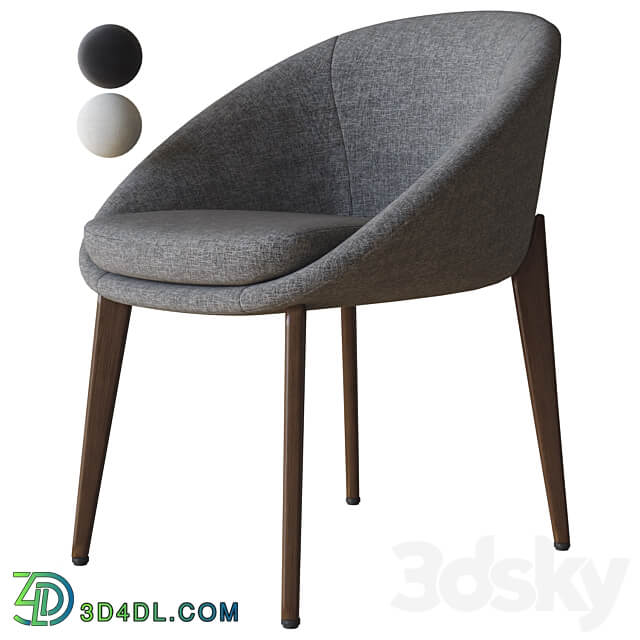 lido dining chair minotti 3D Models