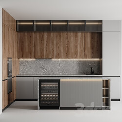kitchen modern 002 Kitchen 3D Models 