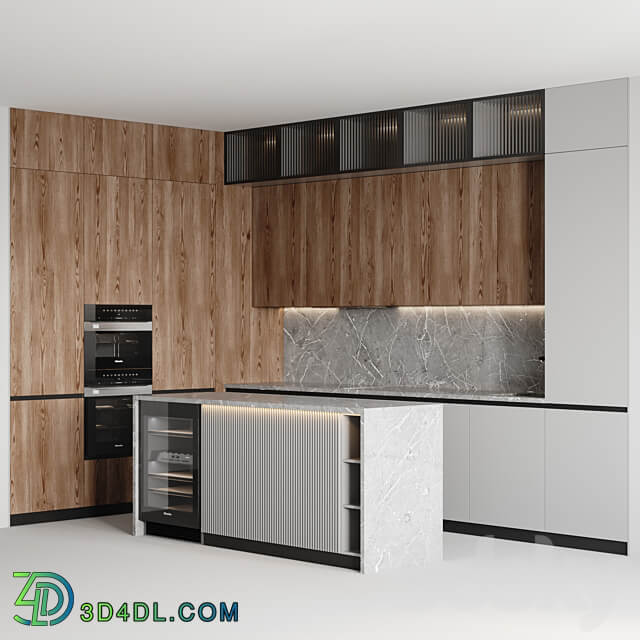 kitchen modern 002 Kitchen 3D Models