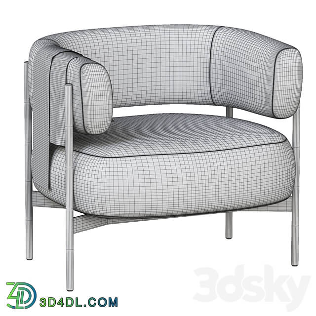 CINI armchair By HC28 Cosmo 3D Models