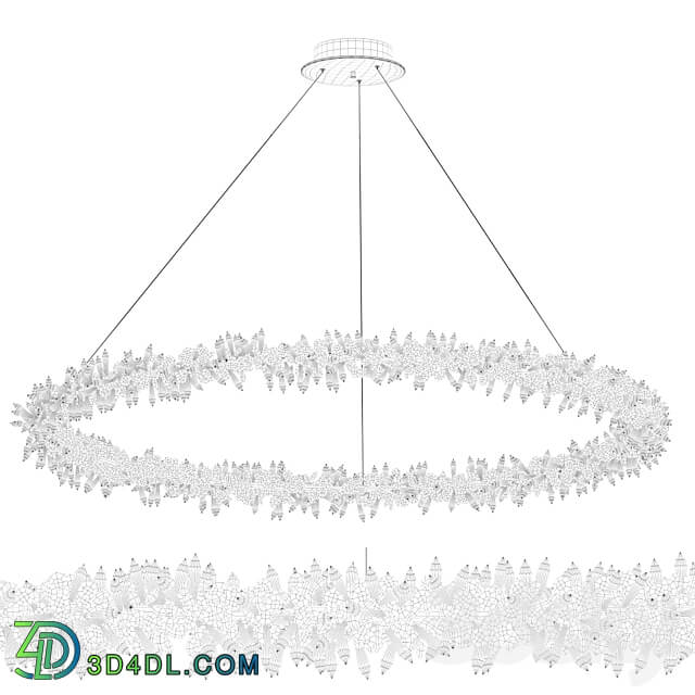 Crystal ring chandelier SIBYL XL Pendant light 3D Models