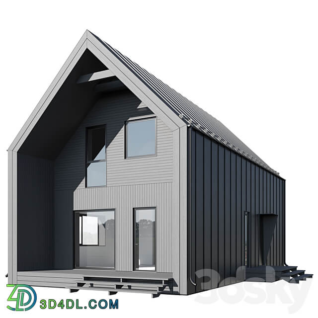 Modular house 02 3D Models