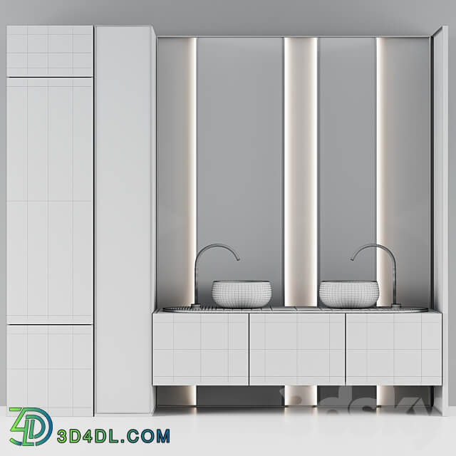 Bathroom console 16 3D Models