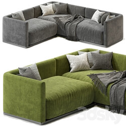 Lario Flexform L Shaped sofa 3D Models 